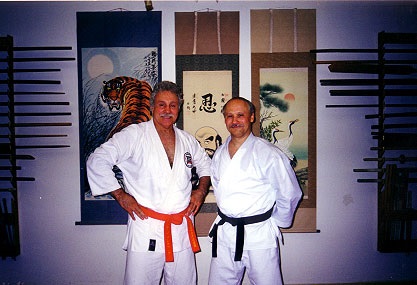 Sensei Wojo and Sensei George Alexander - Wojo Sensei's Instructor and Director of ISKKF and IBKF
