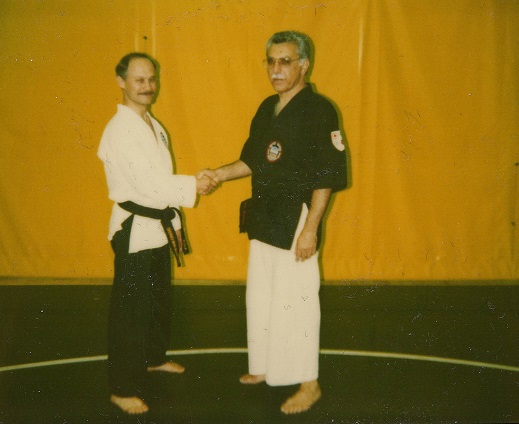 Sensei Wojo and Sensei Mike DeVito - Wojo Sensei's First Karate Instructor
