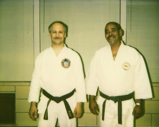 Sensei Wojo and Sensei Dave Flores - Instrumental in Wojo Sensei's Tournament Participation