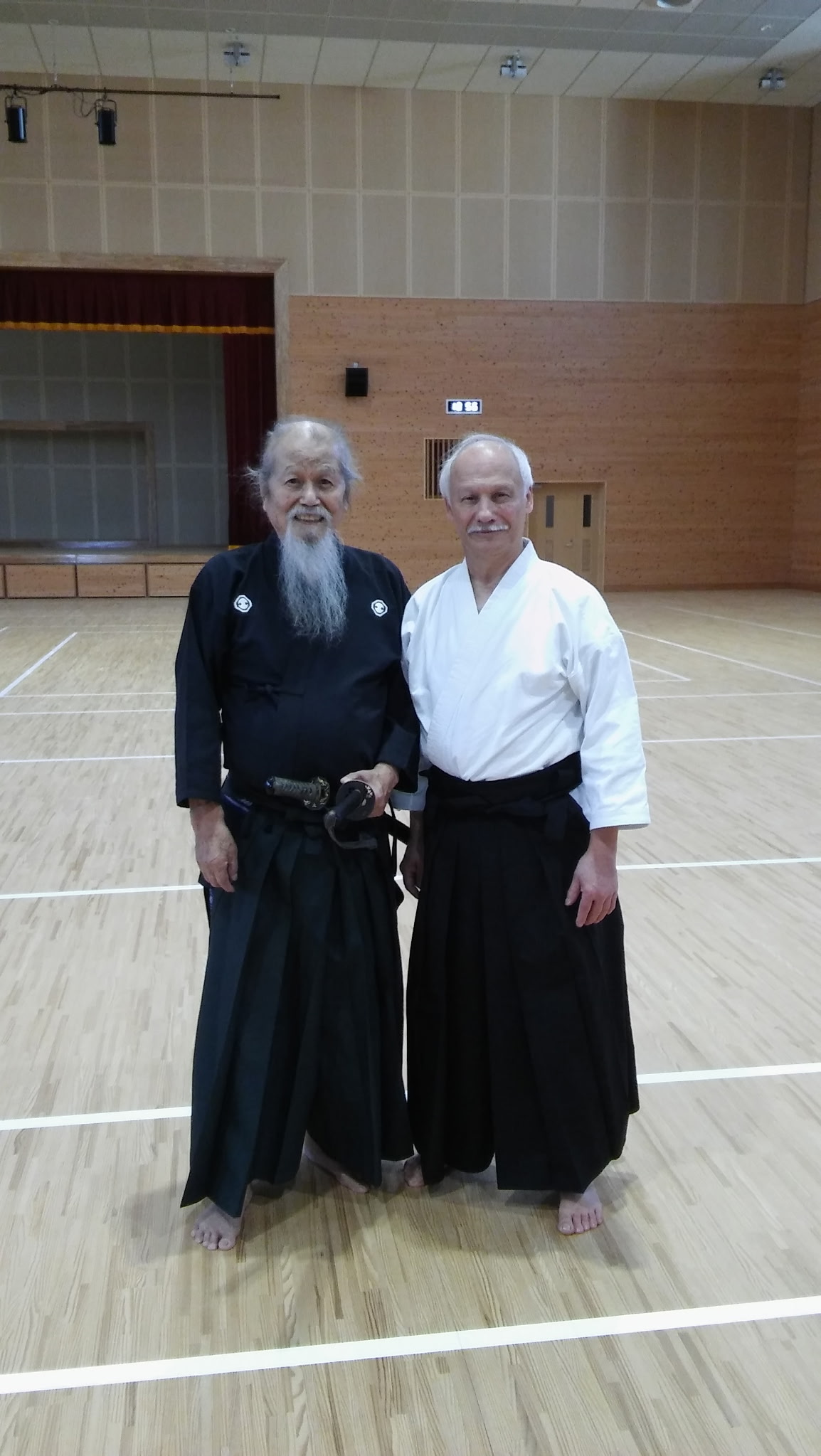 Sensei Wojo and Sensei Hamamoto